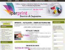 Tablet Screenshot of iparprint.com